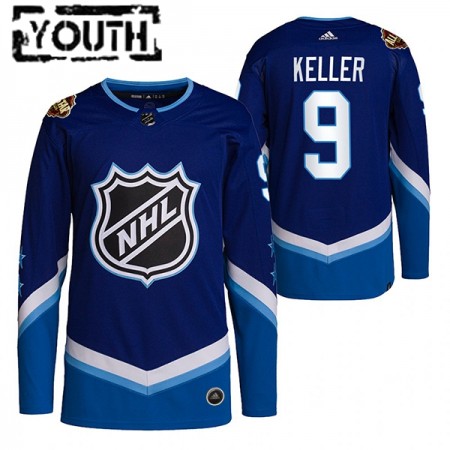 Arizona Coyotes Clayton Keller 9 2022 NHL All-Star Blauw Authentic Shirt - Kinderen